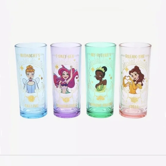 Disney Princess Mystic Portraits Glass Set - Picture 1 of 3